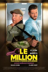 Cartel de la comedia francesa con Christian Clavier y Rayane Bensetti.