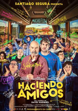Cartel de la película Haciendo amigos con sus protagonistas