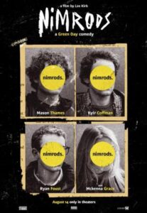 Cartel de la película con un trío de jóvenes músicos en un viaje por carretera.