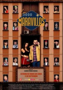 Cartel de la película que muestra a los protagonistas en Sevilla
