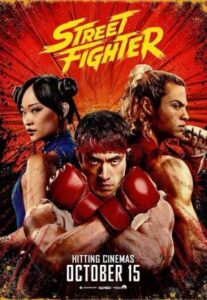 Cartel de la película Street Fighter con personajes en acción