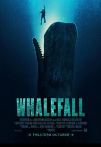 Cartel de la película con un hombre atrapado dentro de una ballena