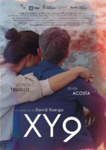 Cartel de la película XY9, mostrando a una pareja en momentos de reflexión.